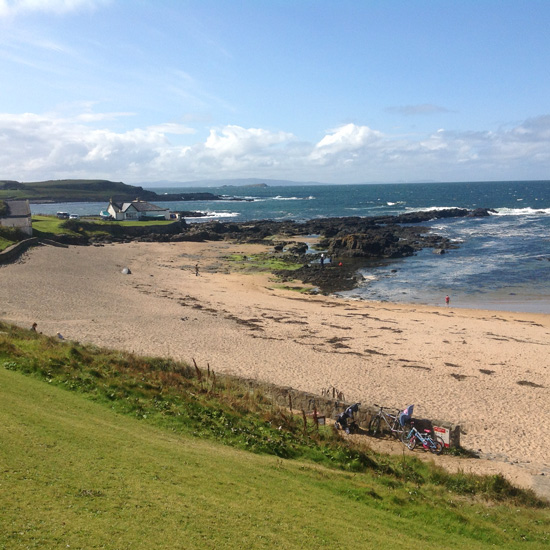 Portballintrae Beach - Salmon Rock Beach, The Causeway Coast of Northern Ireland